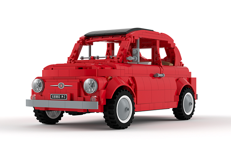 Mια θέση στη συλλογή της LEGO διεκδικεί το Fiat 500 F